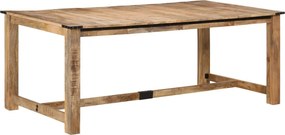 vidaXL tömör mangófa étkezőasztal 200 x 100 x 75 cm