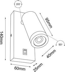 Antigo Doku 4025 Beépíthető spotlámpa 1x10W/GU10 IP20