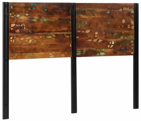 tömör újrahasznosított fa és vas fejtámla 140 cm
