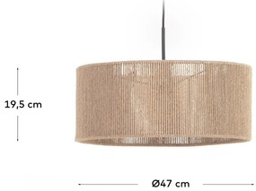 Natúr színű lámpabúra ø 47 cm Crista – Kave Home