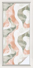 Szélvédőfólia Ablakvédő Színes hullámok 50x116 cm