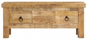 tömör mangófa dohányzóasztal 90 x 45 x 35 cm