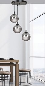 Emibig modern függeszték cosmo fekete grafit emi712/3prem