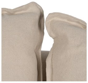 Krémszínű len kanapé 160 cm – Ixia