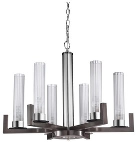 Kolarz 6009.80660 - Csillár láncon RAGGIO 6xE14/25W/230V matt króm