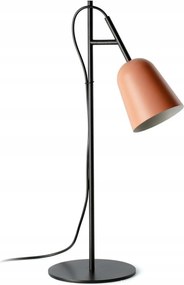 Faro Studio asztali lámpa rózsaszín, forgatható ernyő E14, 50-es évekbeli design