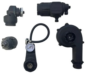 Többfunkciós AKKU készlet - D-SMART 9in1 - szerszámosládában - 36V