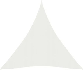 Napvitorla, 160 g/m², fehér, 5x7x7 m, Hdpe