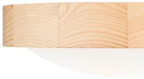 Mennyezeti lámpa NATURAL SLIM 1xE27/60W/230V ø 27 cm fenyő