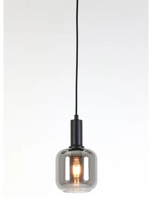 Szürke mennyezeti lámpa üveg búrával ø 21 cm Lekar – Light &amp; Living