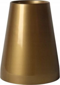 Temetői Flakon Temetői Váza Sírra Arany Sima Egyenes 21x11 CM