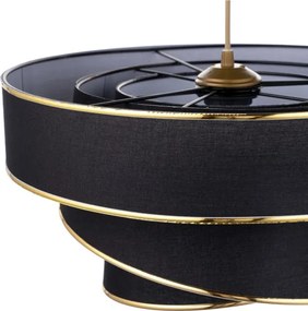 Couper függőlámpa, fekete-arany