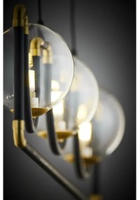 Jupiter 1990 - Csillár zsinóron HANZA 3xG9/10W/230V fekete/arany