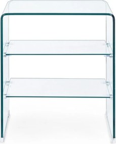 Üveg tárolóasztal 40x50 cm Iride – Bizzotto