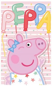 Peppa malac Party kéztörlő, arctörlő, törölköző 30x50 cm