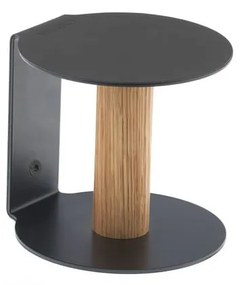 Fekete fali WC-papír tartó Nupo – LIND DNA