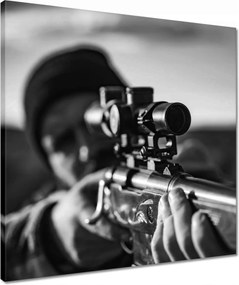 Vászonkép 50x50 Puska Erdő