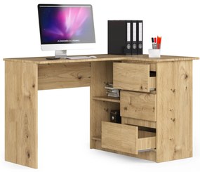 Sarok PC asztal Bodhi (artisan tölgy) (J). Akció -17%. 1070965