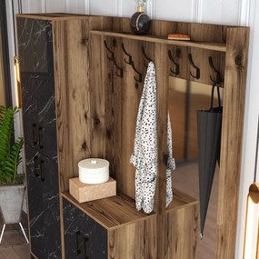 Berlin ABC - Walnut, Black Marble