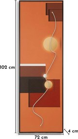 Nyomtatott keretezett vászon kép 50x150 cm LED – Mauro Ferretti