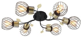 Globo 54113-6D - Felületre szerelhető csillár LALLY 6xE27/40W/230V