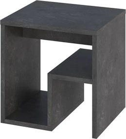 Bon dohányzóasztal, retró szürke, 40 cm