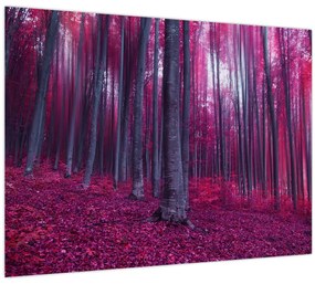 Egy rózsaszín erdő képe (70x50 cm)