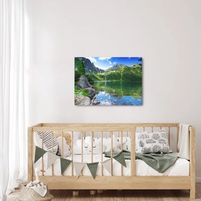 Tó a Tátrában képe (70x50 cm)