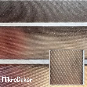 Erga HD, 1 kamrás acél mosogató 485x485x160 mm, vászon dekor, ERG-MLS-HD4848D