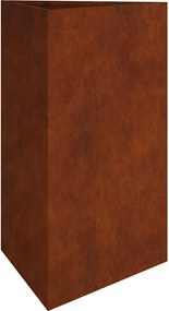 vidaXL corten acél kerti növénytartó 50x43x75 cm