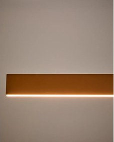 Terrakotta színű LED függőlámpa fém búrával Boadella – Kave Home