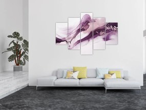 Kép - Lila folyadék művészet (150x105 cm)