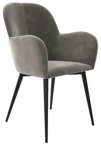 Szürke kárpitozott étkezőfotel Fitz – Støraa