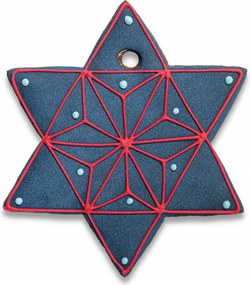 Mézeskalács karácsonyi csillag natúr ajándék