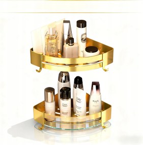 sarokpolc lyukasztás nélkül arany 2db+ragasztó