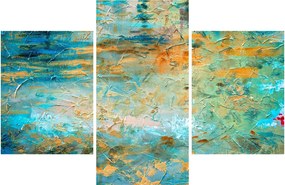 A kék absztrakció képe (90x60 cm)
