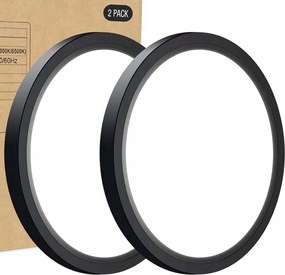 Mennyezeti lámpa plafon led 18cm fekete 15W 2 db