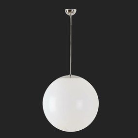 Osmont 66142 Isis P4 függesztett műanyag lámpatest, rozsdamentes acél, polírozott fehér, IP40 30