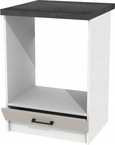 Alsó konyhaszekrény 60 cm-es kasmír sütő alá, terpesz sötét