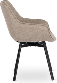 Forgószék bézs – LUNA 2