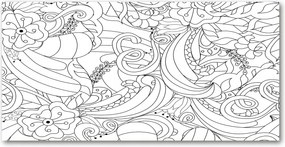 Fotó kép edzett üveg díszek 140x70