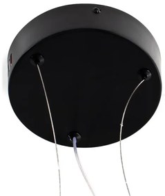 LED Csillár zsinóron LED/18W/230V 3000K fekete