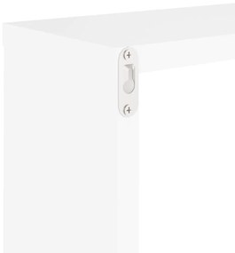 4 db fehér fali kockapolc 30 x 15 x 30 cm