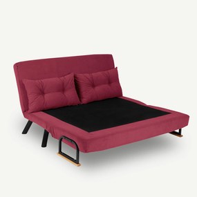 Kanapé futon  Sandy (bordó). 1062310