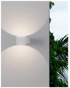 Nova Luce kültéri fali lámpa, fehér, 3000K melegfehér, max. 6W, 274 lm, 9259361