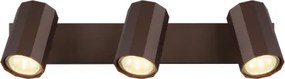 Globo 57919-3 Spotlámpa fém bronz színű matt, alumínium bronzszínű matt, HxSzxM: 390x60x145mm, 3x GU10 25W 230V izzók nélkül