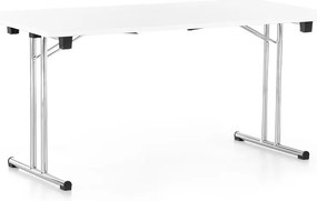 Összecsukható asztal 160 x 80 cm, fehér