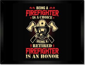 Poszterek keretben 40x30 Tűzoltó tűzoltó fejsze