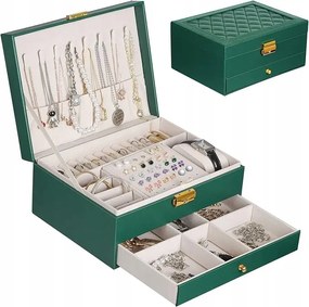 Yocole Ékszerdoboz rendszerező otthonra és utazáshoz Pu bőr