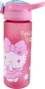 Hello Kitty Unicorn műanyag matt szívószálas kulacs 600 ml